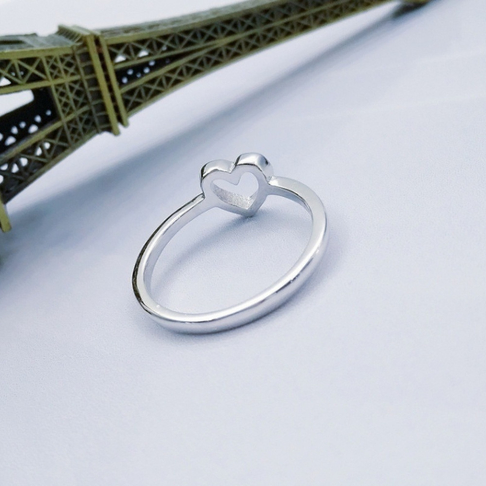 🍒 HEART 💖 Love Dainty Ring - Picture 3 of 4